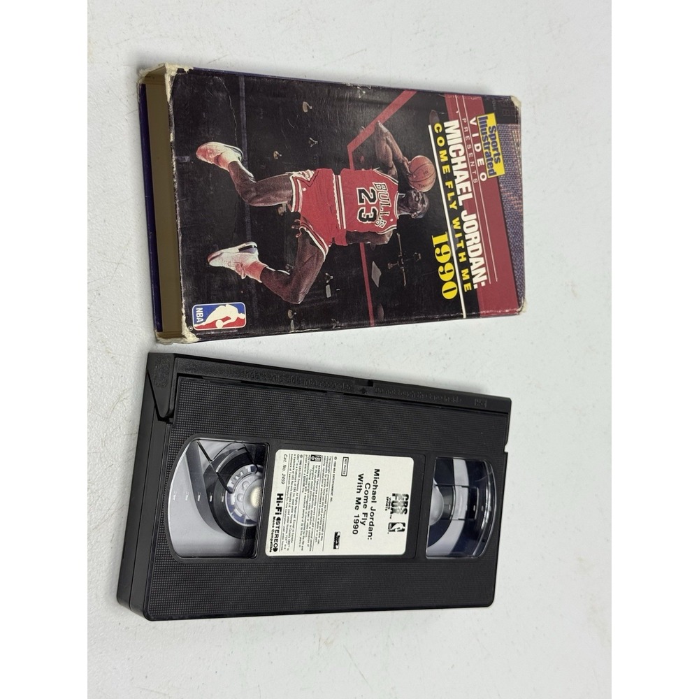 Michael Jordan: Come Fly With Me (1990) VHS Sports Illustrated Video -‎ WORKING!